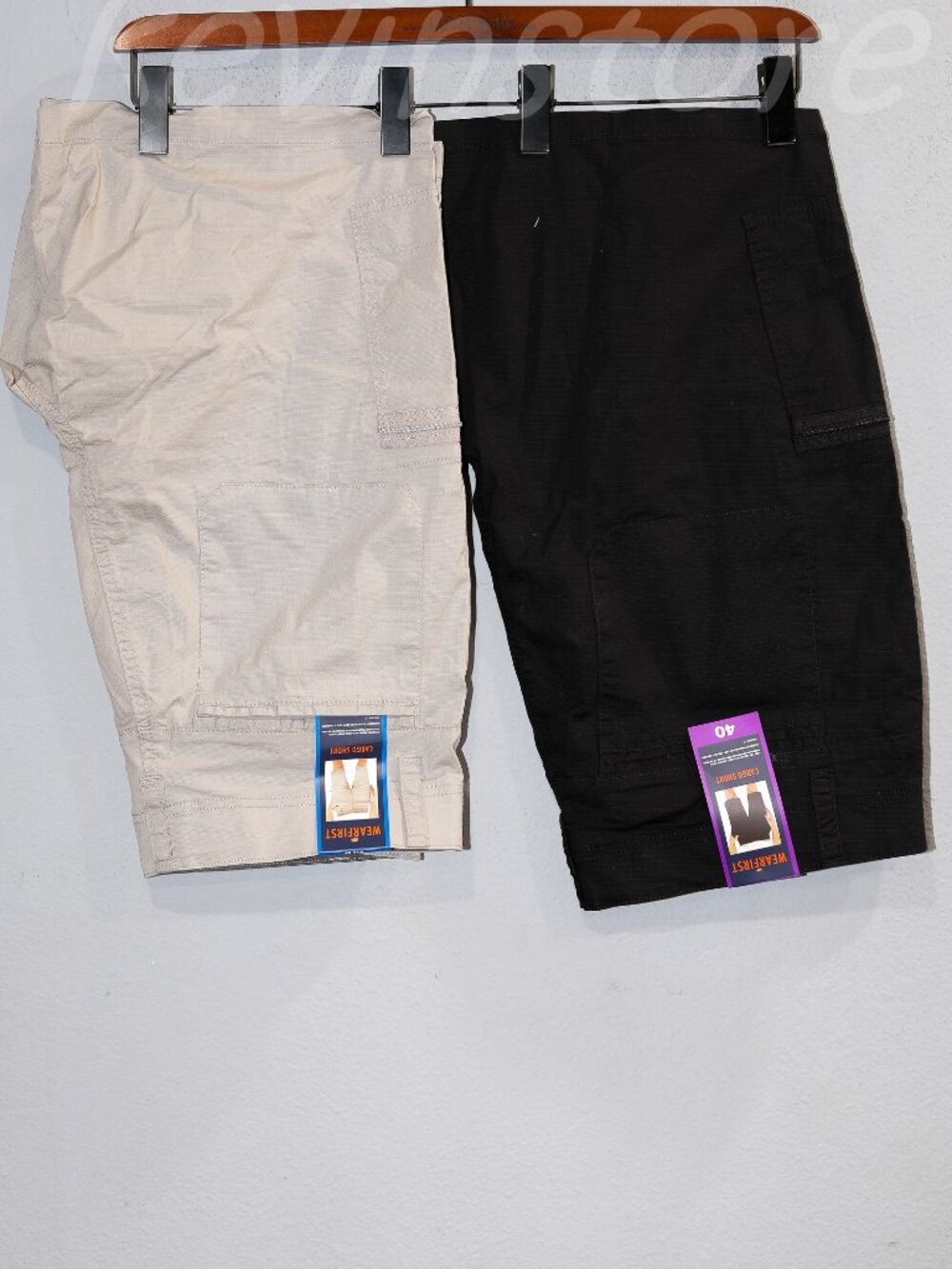 2  pairs Wearfirst men cargo shorts . Price‎ is for 2 .
